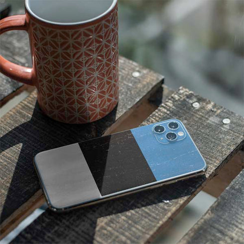 Estonia Flag Distressed iPhone 11 Pro Max Skin